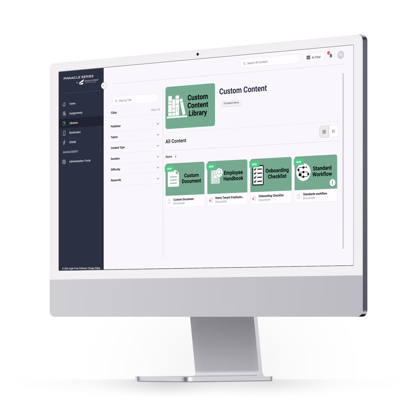 Custom Content With Pinnacle Series